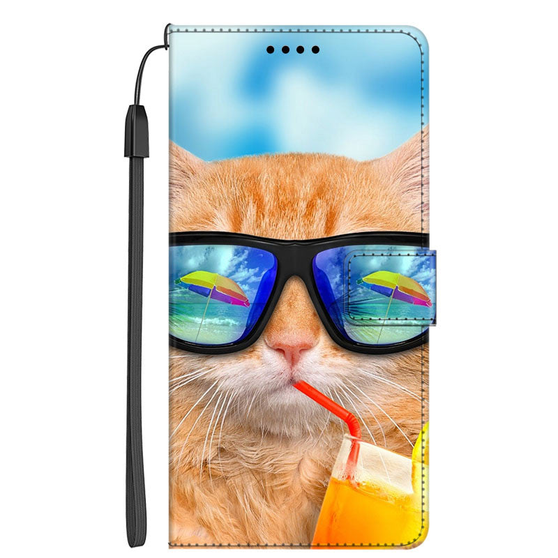 For iPhone 14 Pro Max PU Leather Wallet Flip Cover Stand Pattern Printing Phone Case with Strap For iPhone 14 Pro Max PU Leather Wallet Flip Cover Stand Pattern Printing Phone Case with Strap